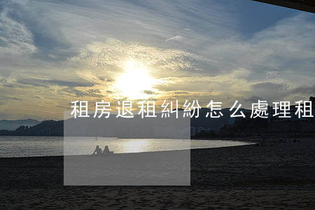租房退租糾紛怎么處理(租房退租申請)