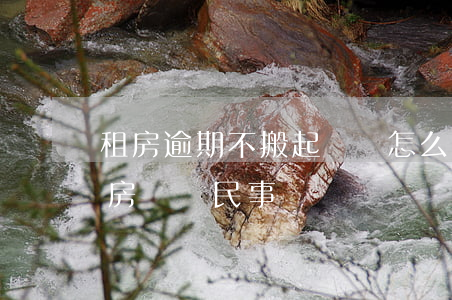 租房逾期不搬起訴書怎么寫(起訴書怎么寫 租房糾紛 民事訴訟)