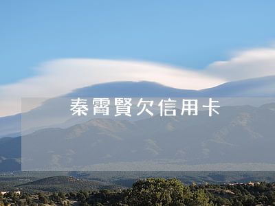 秦霄賢欠信用卡