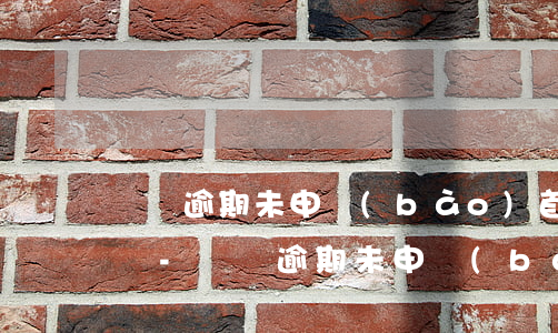 稅盤逾期未申報(bào)首次可以免于處罰-稅盤逾期未申報(bào)怎么辦