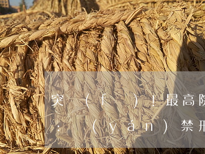 突發(fā)!最高院1號(hào)文件:嚴(yán)禁刑事干預(yù)經(jīng)濟(jì)糾紛,立即糾正涉產(chǎn)權(quán)冤錯(cuò)案