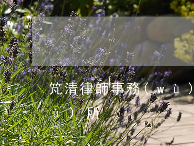 竼清律師事務(wù)所(清溪律師事務(wù)所)