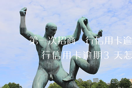 第一次招商銀行信用卡逾期3天(第一次招商銀行信用卡逾期3天怎么辦)