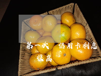 第一次辦信用卡利息(銀行辦信用卡利息會不會很高)