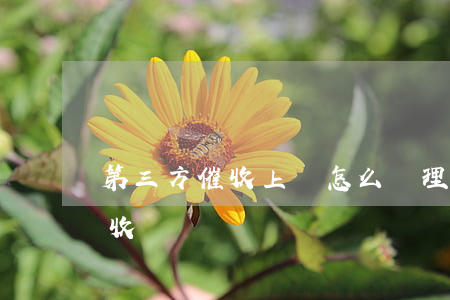 第三方催收上門怎么處理(如何應對第三方催收)