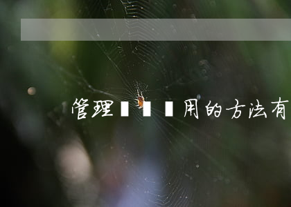管理審計選用的方法有哪些