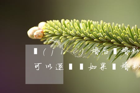 結(jié)婚后離婚彩禮錢(qián)可以退還嗎(如果離婚彩禮錢(qián)要退嗎)