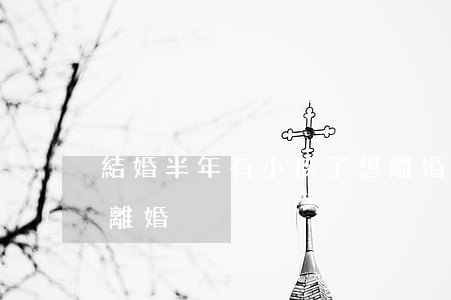 結婚半年有小孩了想離婚(結婚了還沒孩子想離婚)