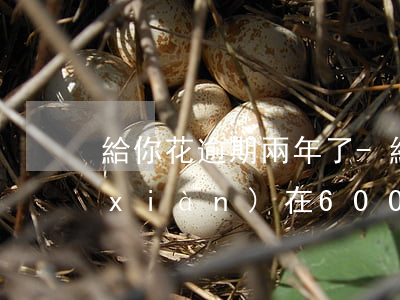 給你花逾期兩年了-給你花逾期3年了,現(xiàn)在6000多了,讓我還款