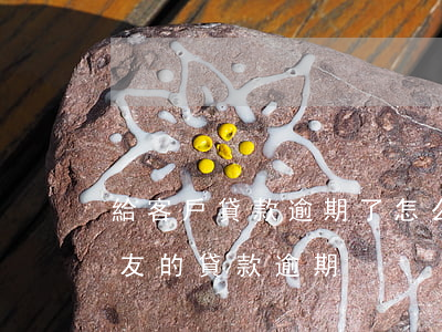 給客戶貸款逾期了怎么樣(為什么我會收到朋友的貸款逾期)