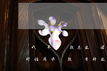 給我還不上貸款怎么辦理信用卡-還不上銀行信用卡貸款會有什么后果