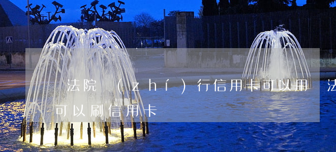 給法院執(zhí)行信用卡可以用嗎(法院可以刷信用卡嗎)