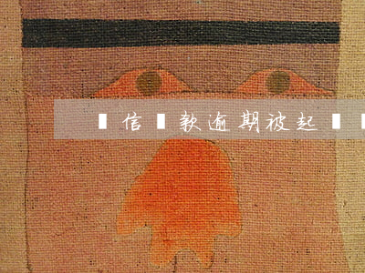 維信貸款逾期被起訴(維信卡卡貸真的起訴?)