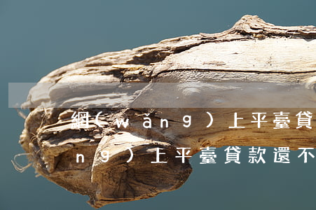 網(wǎng)上平臺貸款還不起(網(wǎng)上平臺貸款還不起犯法嗎)