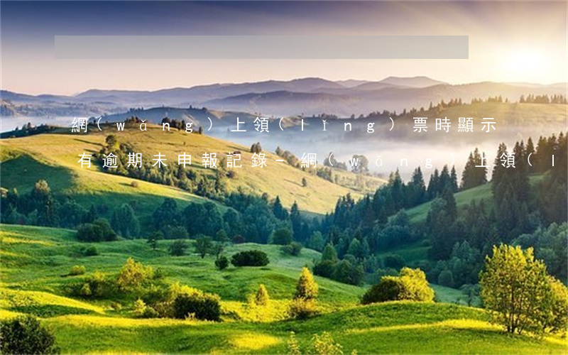 網(wǎng)上領(lǐng)票時顯示有逾期未申報記錄-網(wǎng)上領(lǐng)票時顯示有逾期未申報記錄怎么辦