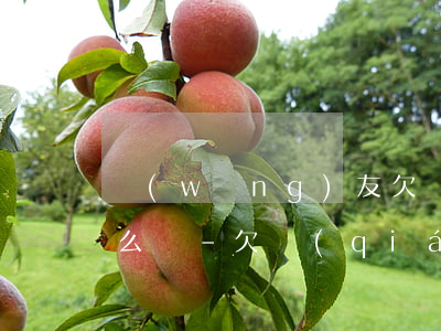 網(wǎng)友欠錢(qián)不還怎么辦-欠錢(qián)不還錢(qián)怎么辦