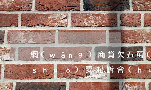 網(wǎng)商貸欠五萬(wàn)說(shuō)要起訴會(huì)坐牢嗎(欠網(wǎng)商貸會(huì)被起訴嗎)