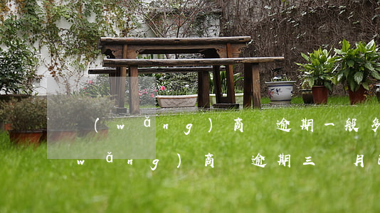 網(wǎng)商貸逾期一般多久上訴(網(wǎng)商貸逾期三個月已慢慢還是否會被起訴?)