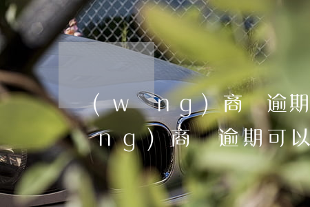 網(wǎng)商貸逾期可以報警嗎(網(wǎng)商貸逾期可以報警嗎)