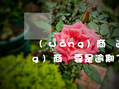 網(wǎng)商貸逾期 我愛卡(網(wǎng)商貸要是逾期了怎么樣)