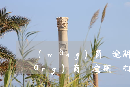網(wǎng)商貸逾期會打朋友那(網(wǎng)商貸逾期會打朋友那)