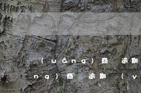 網(wǎng)商貸逾期知乎通知 網(wǎng)商貸逾期頁(yè)面