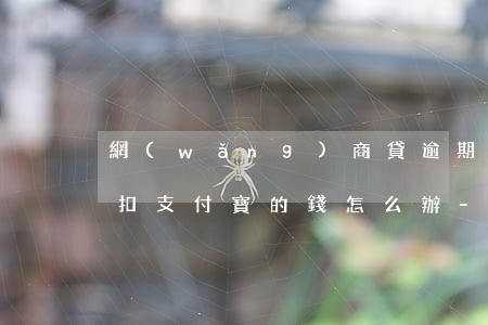 網(wǎng)商貸逾期自動(dòng)扣支付寶的錢怎么辦-網(wǎng)商貸逾期自動(dòng)扣支付寶的錢怎么辦啊