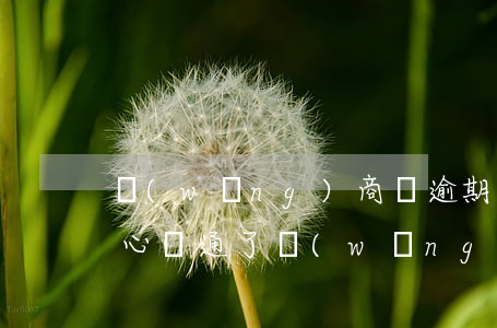 網(wǎng)商貸逾期處理怎么開通(不小心開通了網(wǎng)商貸怎么關(guān)閉)