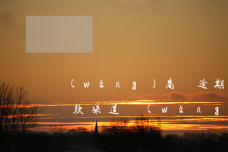 網(wǎng)商貸逾期關(guān)閉還款渠道(網(wǎng)商貸怎么又關(guān)閉了)
