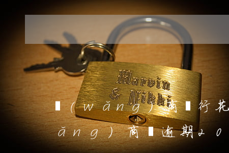網(wǎng)商銀行花唄逾期可以(網(wǎng)商貸逾期20天了,花唄以后無法使用了嗎)