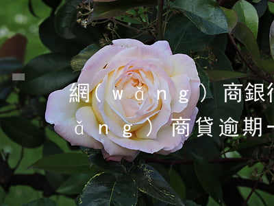 網(wǎng)商銀行貸款逾期三天(網(wǎng)商貸逾期一年,要求三天還清,不還會(huì)怎樣)
