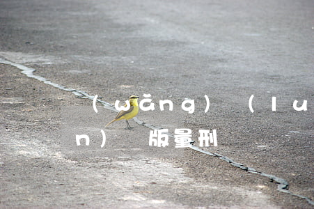 網(wǎng)絡(luò)侵權(quán)盜版量刑