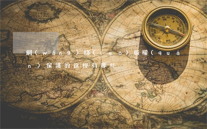 網(wǎng)絡(luò)版權(quán)保護的途徑有哪些