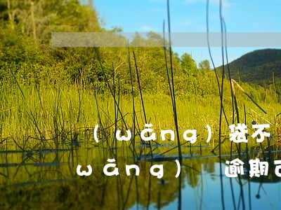 網(wǎng)袋不還信用卡有影響嗎(網(wǎng)貸逾期可以申請(qǐng)信用卡嗎)