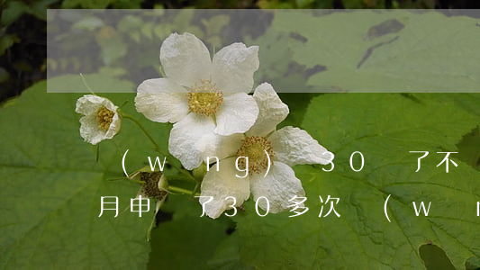 網(wǎng)貸30個了不還有什么(一個月申請了30多次網(wǎng)貸)