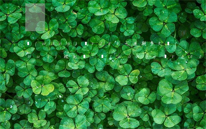 網(wǎng)貸5000元逾期多久會(huì)被起訴-網(wǎng)貸5000元逾期多久會(huì)被起訴呢