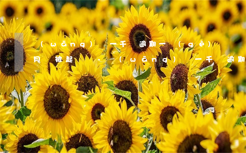 網(wǎng)貸一千塊逾期一個(gè)月會被起訴嗎-網(wǎng)貸一千塊逾期一個(gè)月會被起訴嗎知乎