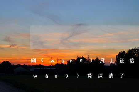 網(wǎng)貸上征信已還清未逾期(網(wǎng)貸還清了,沒有逾期征信上的記錄什么時(shí)候能清除?)