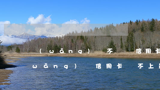 網(wǎng)貸不還還信用卡可以嗎(網(wǎng)貸信用卡還不上最終會(huì)怎么樣)