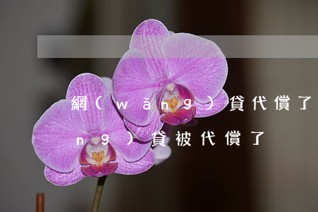 網(wǎng)貸代償了說要起訴(網(wǎng)貸被代償了)