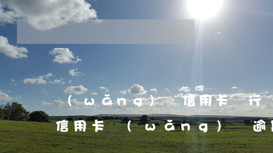 網(wǎng)貸信用卡銀行貸款全部逾期(信用卡網(wǎng)貸逾期怎么處理方法)