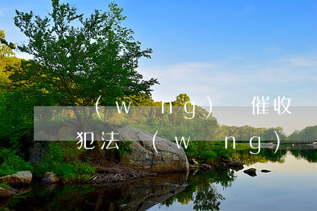 網(wǎng)貸催收發(fā)照片犯不犯法(網(wǎng)貸催收到家里拍照違法嗎)