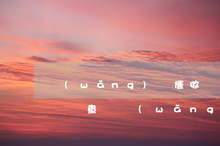 網(wǎng)貸催收調(diào)通話記錄查詢(網(wǎng)貸催收電話大全)