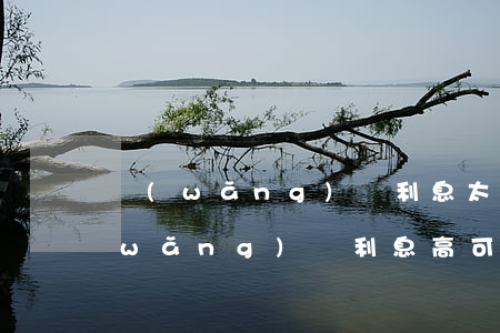 網(wǎng)貸利息太高想起訴(如果網(wǎng)貸利息高可以報警嘛)