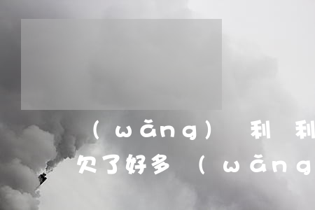網(wǎng)貸利滾利還不起怎么辦-我欠了好多網(wǎng)貸無力償還怎么辦
