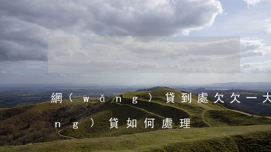 網(wǎng)貸到處欠(欠一大堆網(wǎng)貸如何處理)