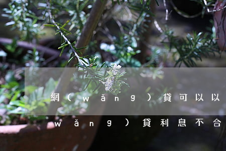 網(wǎng)貸可以以利息高不還么(網(wǎng)貸利息不合理可以不還嗎)
