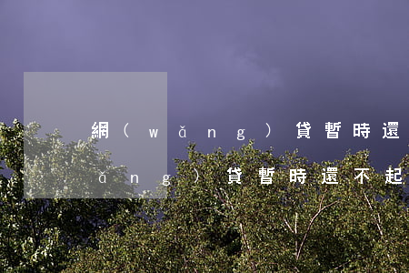 網(wǎng)貸暫時還不起找工作(網(wǎng)貸暫時還不起找工作有用嗎)