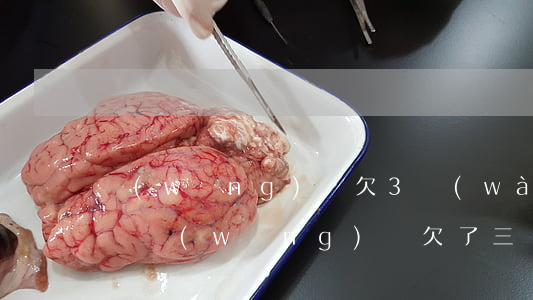 網(wǎng)貸欠3萬(wàn)多怎么還(網(wǎng)貸欠了三萬(wàn)多怎么辦)