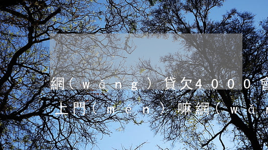 網(wǎng)貸欠4000會(huì)上門(mén)嘛(網(wǎng)貸欠5000會(huì)上門(mén)嗎)